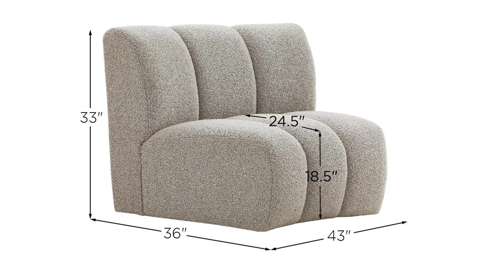 Infinity Modular Wedge Dimensions