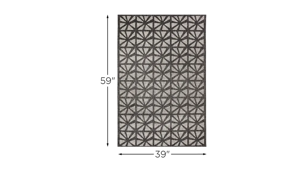 Carmel Tonga Tile Indoor/Outdoor Rug Dimensions