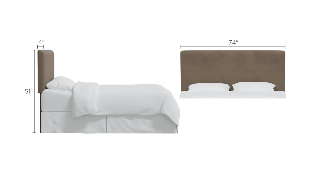 Valerie Headboard Dimensions