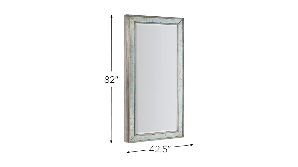 Melange Floor Mirror w/ Jewelry Storage Dimensions