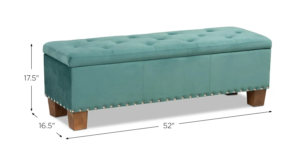 Hannah Storage Ottoman Bench Dimensions