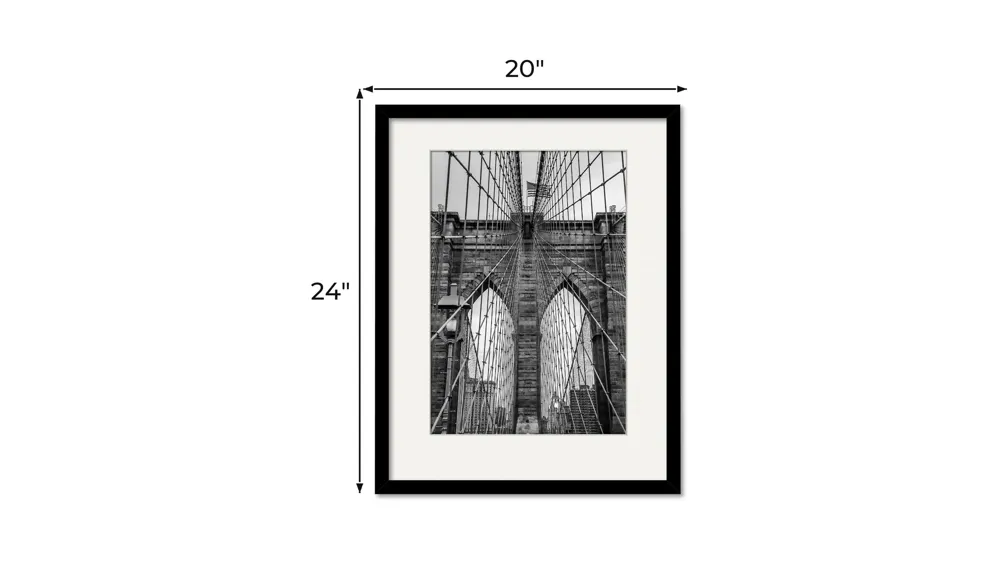 Bridge Framed Art Dimensions