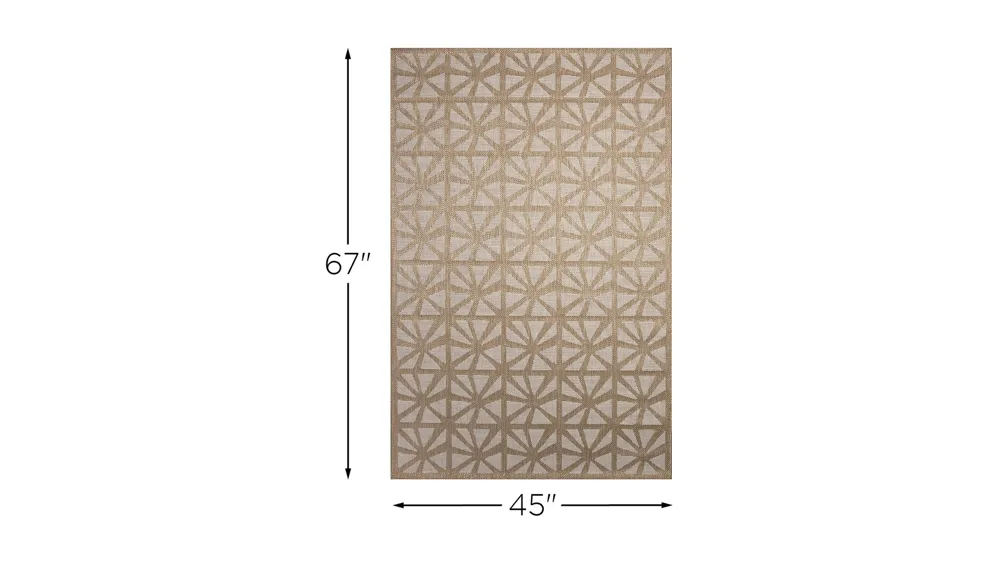 Carmel Tonga Tile Indoor/Outdoor Rug Dimensions