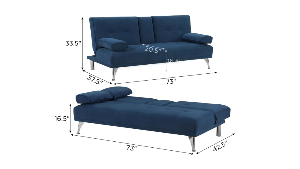 Morris Convertible Futon Dimensions