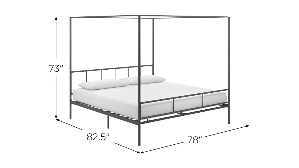 Marion Canopy Bed King Dimensions