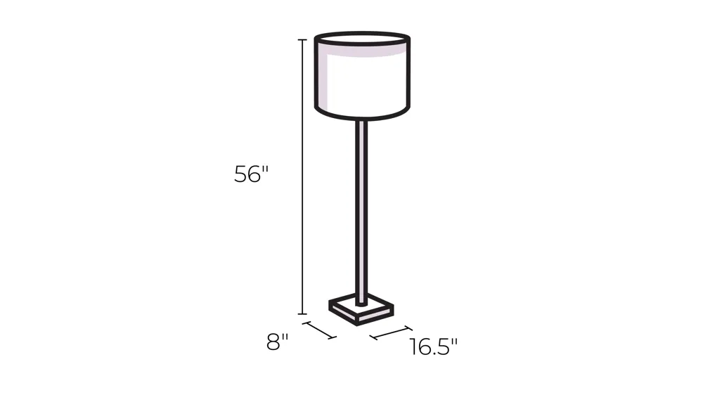 Elmore Floor Lamp Dimensions