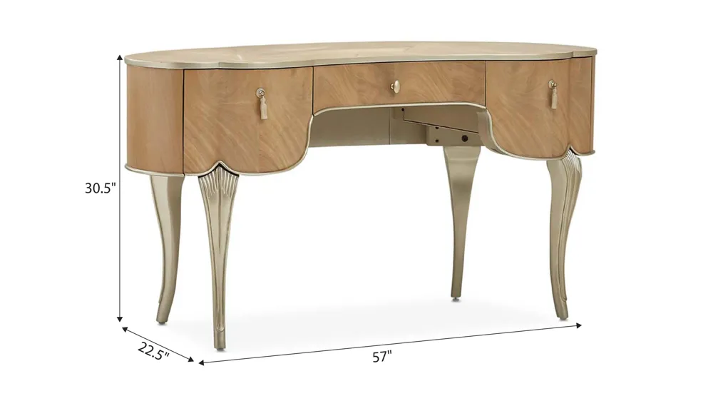Villa Cherie Vanity Desk Dimensions