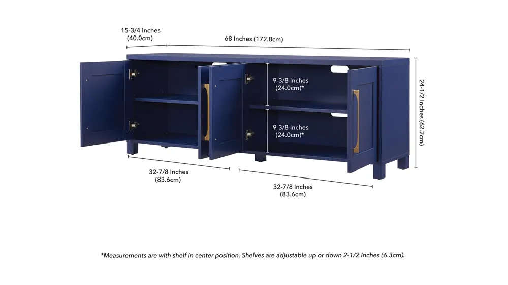 Chabot TV Stand Dimensions
