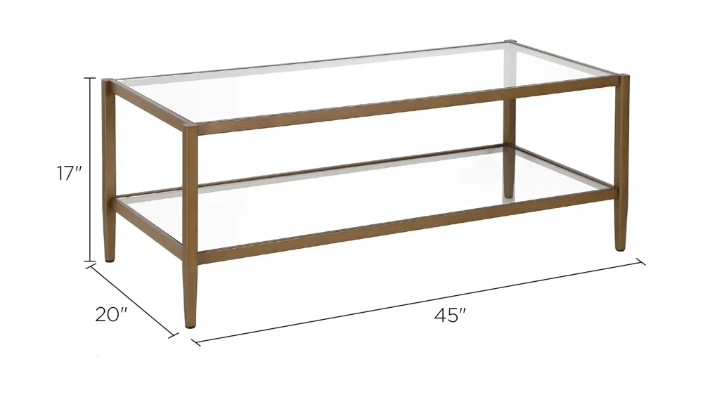 Wilda Rectangular Coffee Table Dimensions