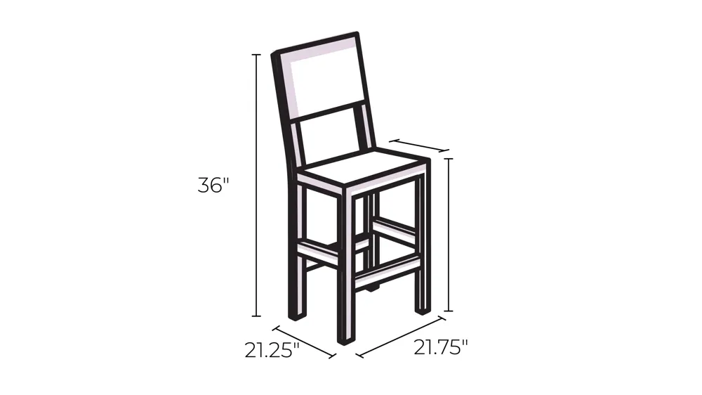 Oracle Counter Stool Dimensions