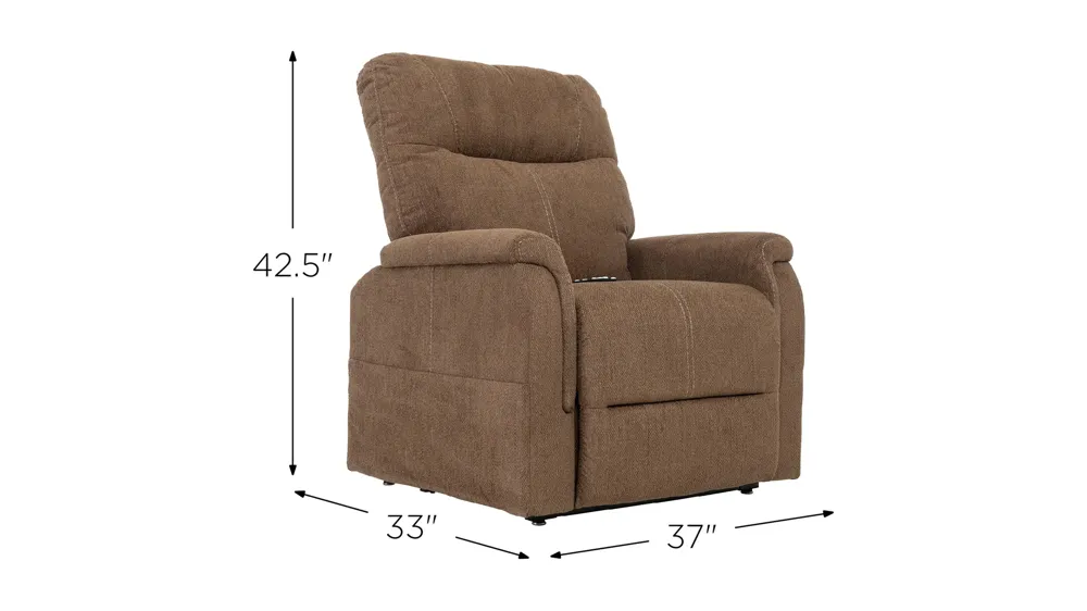Ovation Power Lift Recliner w/ Heat & Massage Dimensions