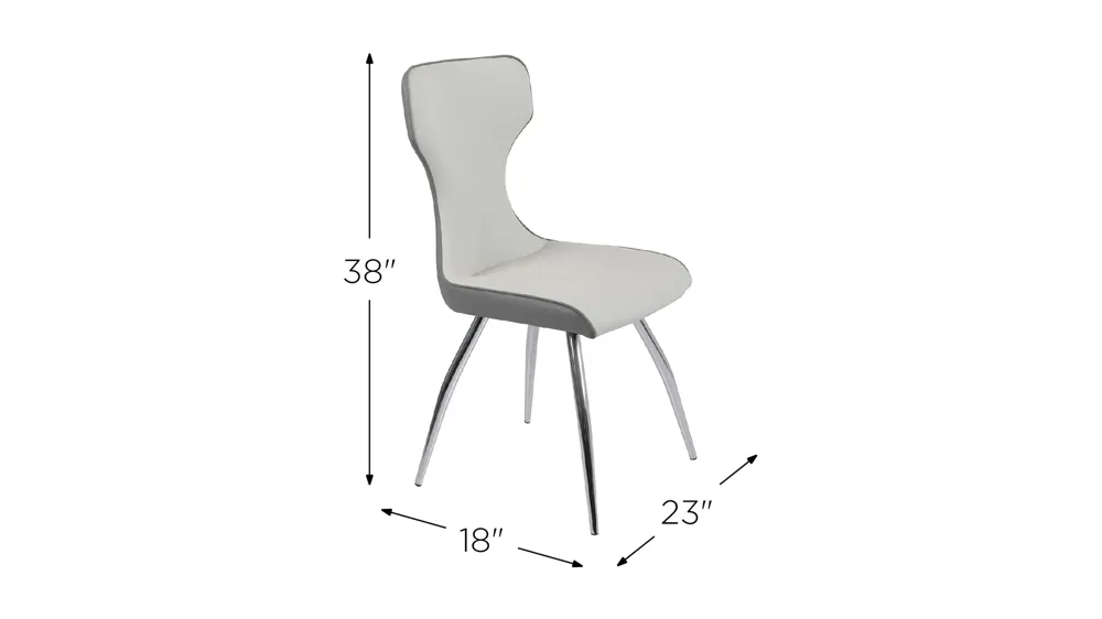 Shandra Dining Chair - Set of 4 Dimensions
