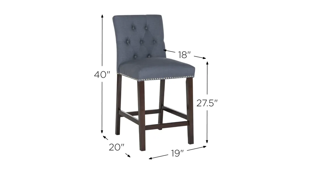 Jones Counter Stool - Set of 2 Dimensions