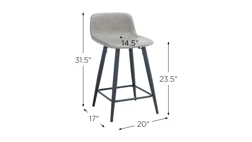 Jana Counter Stool Dimensions