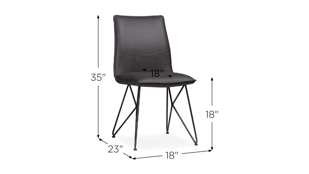 Crossroads St. James Dining Chair Dimensions