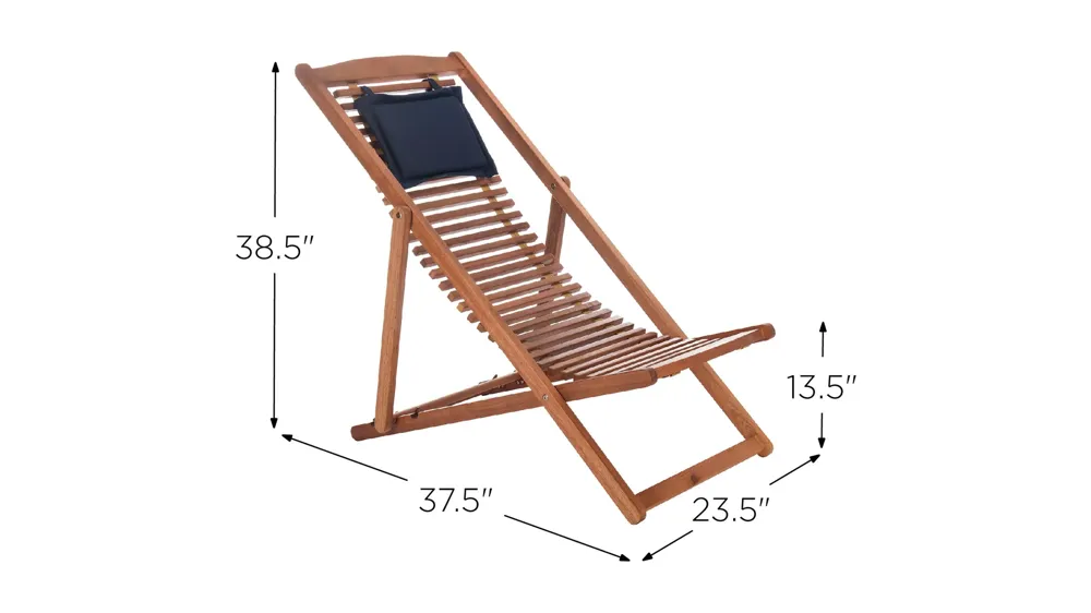Hayes Patio Chair Set of 2 Dimensions