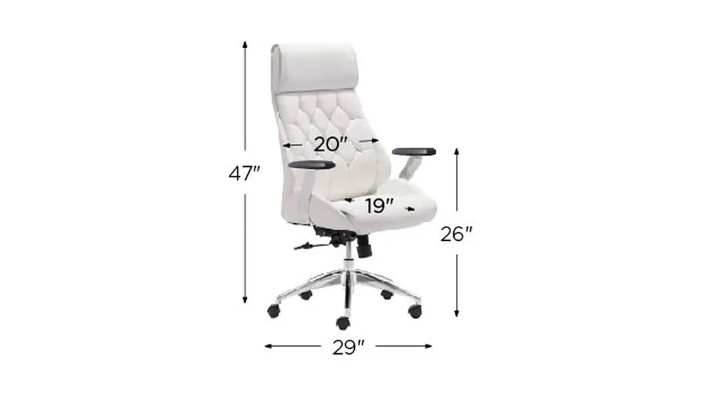 Boutique Office Chair Dimensions