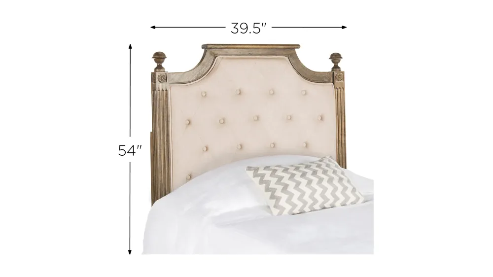 Rustic Wood Upholstered Headboard Dimensions