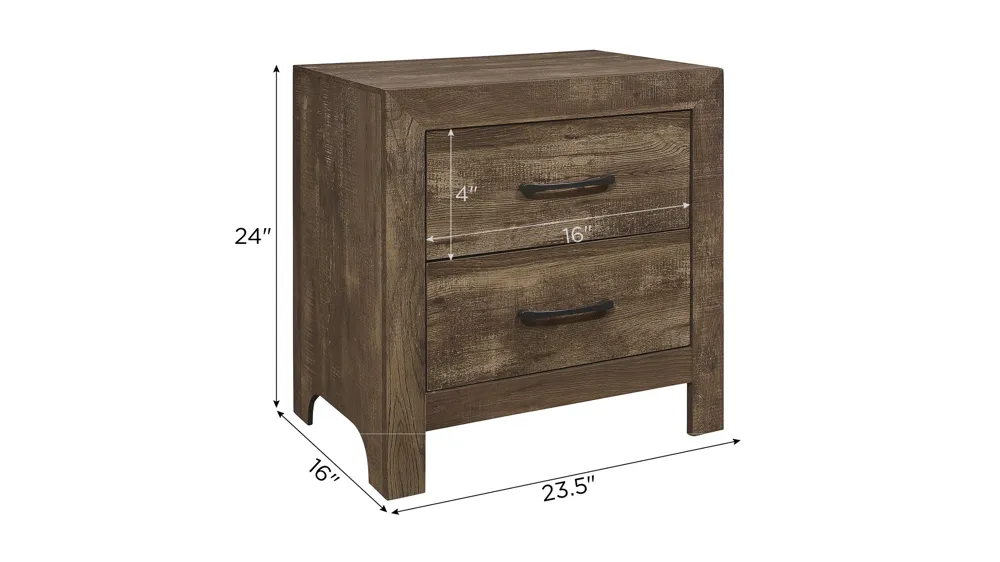 Bijou Nightstand Dimensions