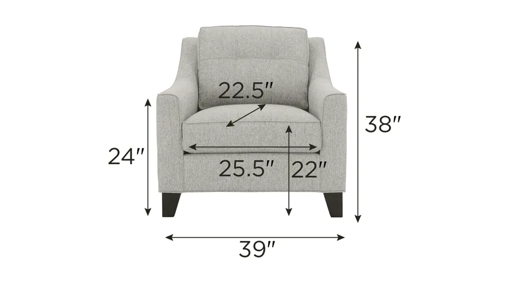 Carmine Chair Dimensions