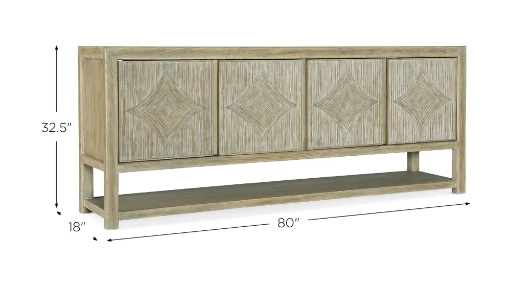 Surfrider Entertainment Console Dimensions