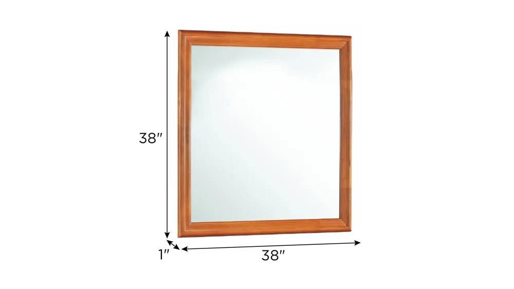 Rossie Bedroom Dresser Mirror Dimensions