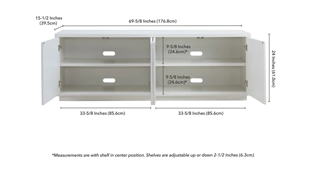 Aria TV Stand Dimensions