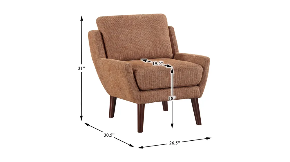 Waithe Accent Chair Dimensions