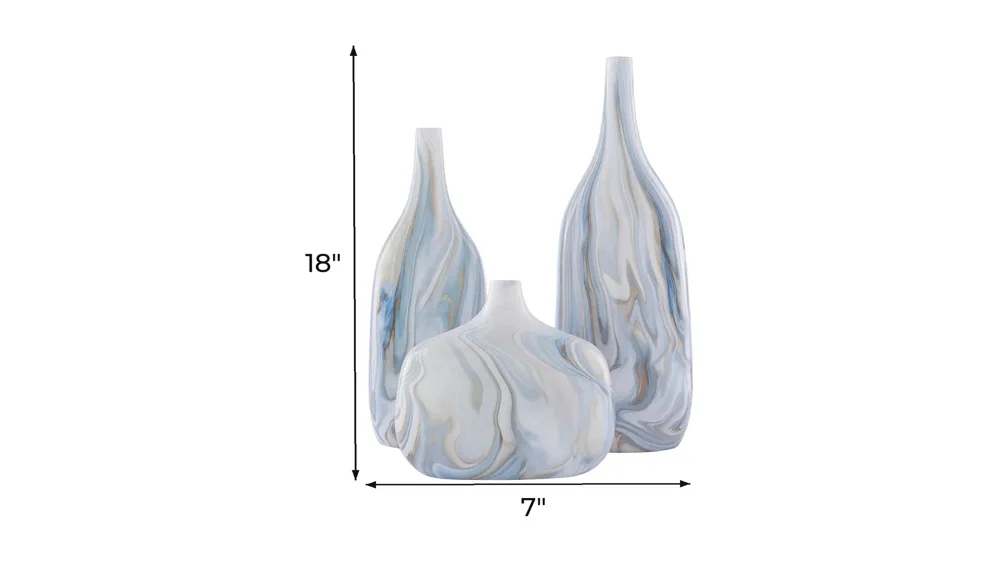 Marble Vase Set Dimensions