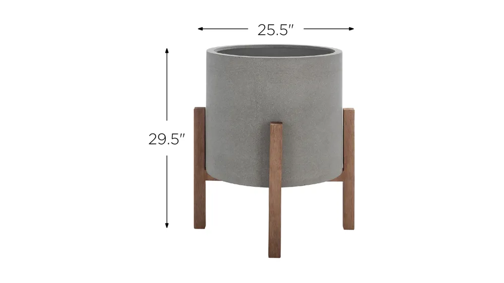 Pate Outdoor Planter Dimensions