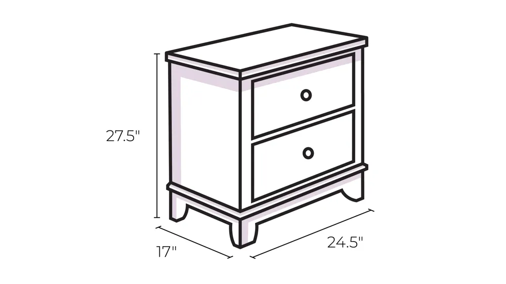 Blakely Nightstand Dimensions