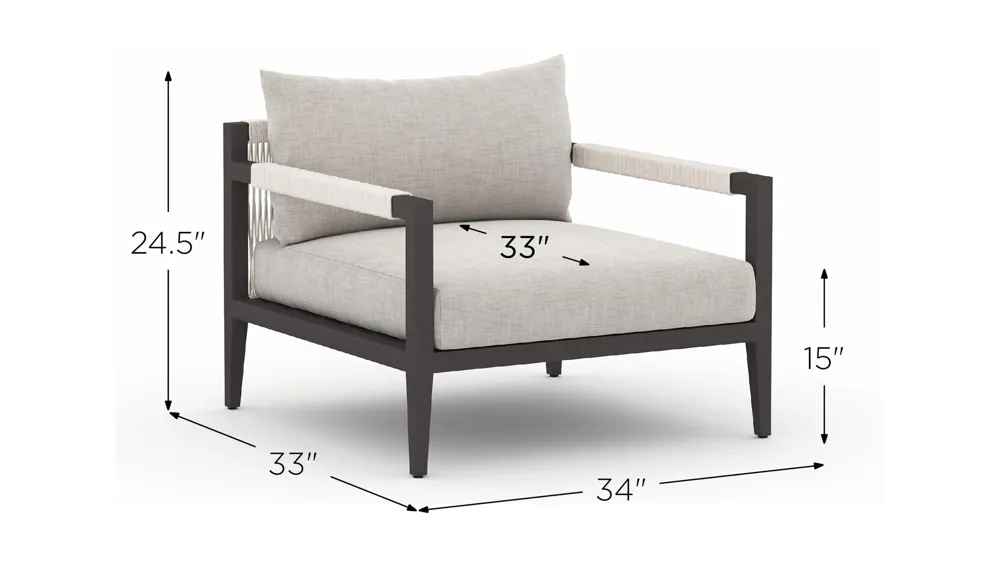 Sherwood Outdoor Chair Dimensions