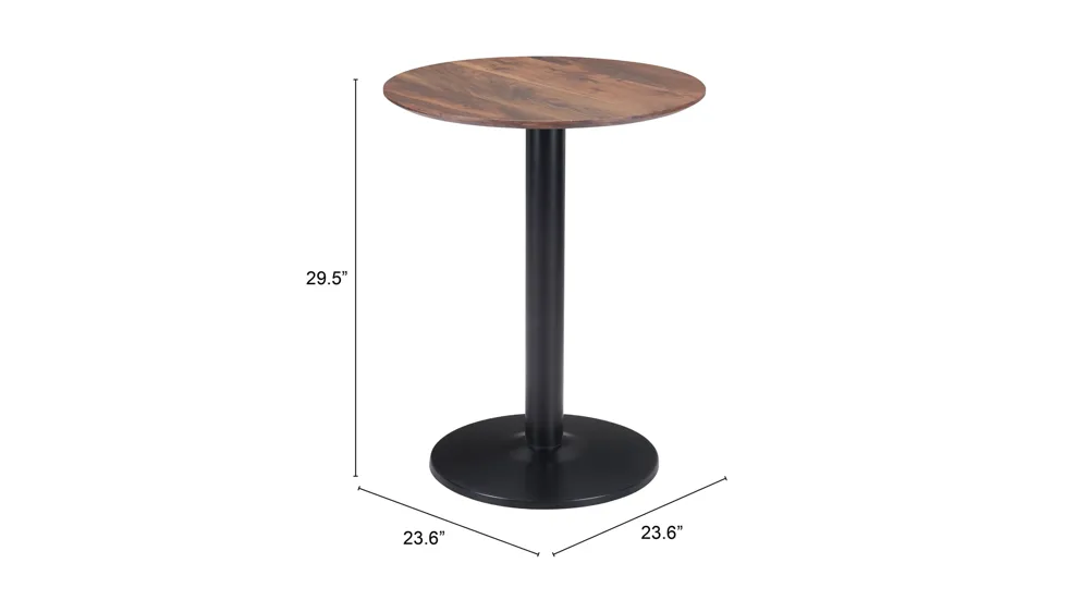 Alto Bistro Table Dimensions