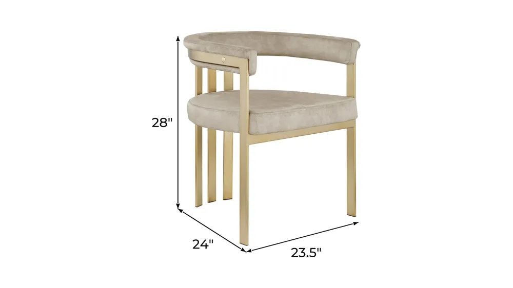 Marcello Dining Chair - Set of 2 Dimensions