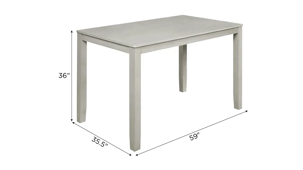 Pascal Counter-Height Dining Table Dimensions