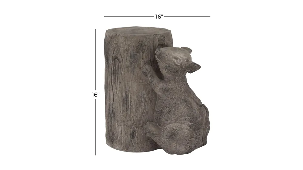 Ivy Collection Brown Garden Sculpture Dimensions
