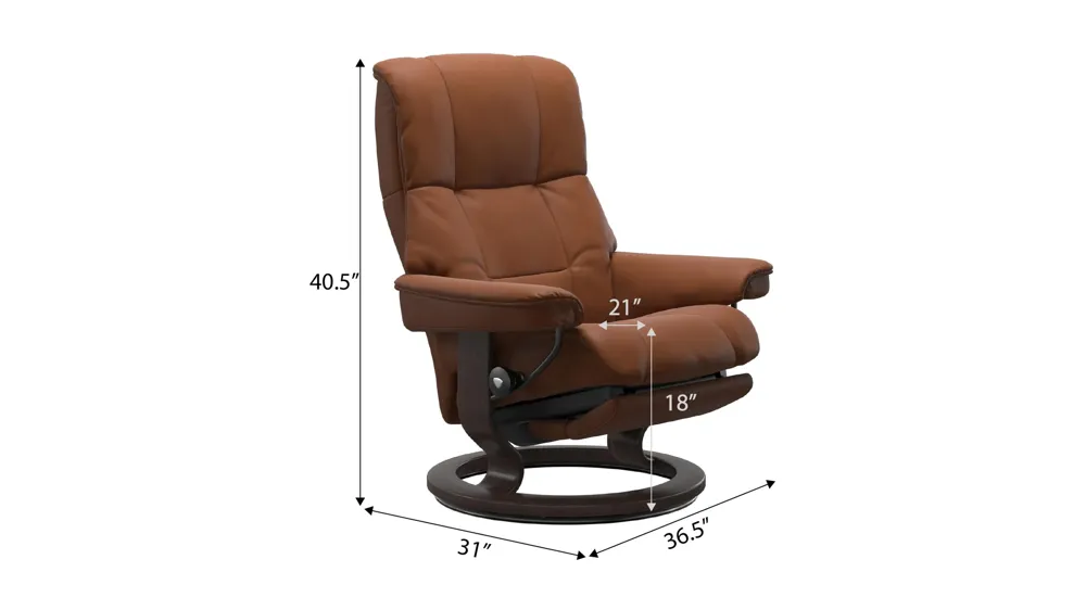 Mayfair Large Classic Power Recliner Dimensions