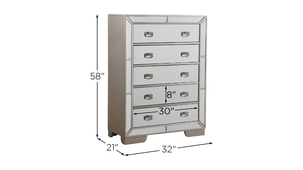 Hollywood Hills Chest Dimensions