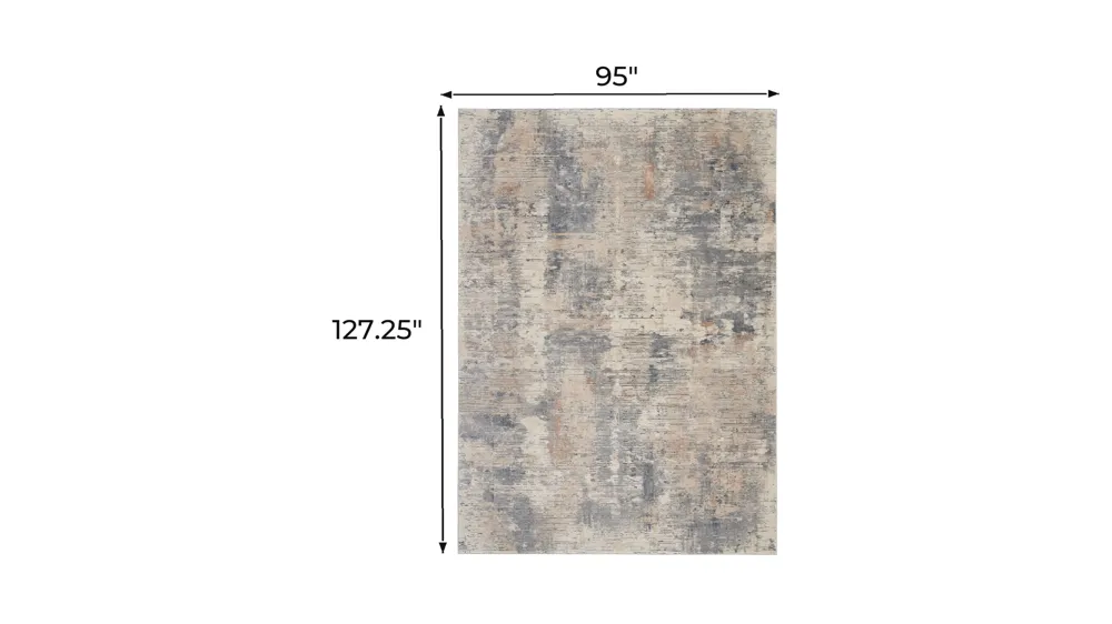 Rustic Textures Area Rug Dimensions