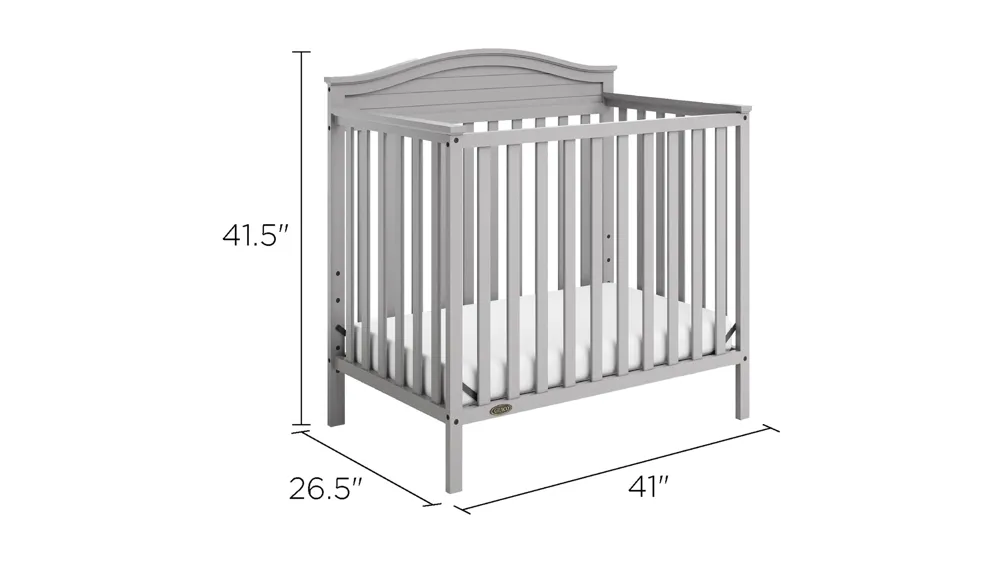 Graco Stella 4-in-1 Convertible Mini Crib Dimensions