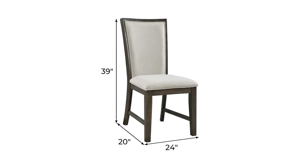 Jasper Dining Side Chair - Set of 2 Dimensions