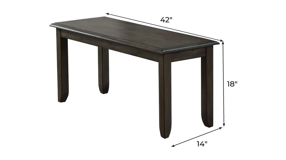 Eastlane 42" Dining Bench Dimensions