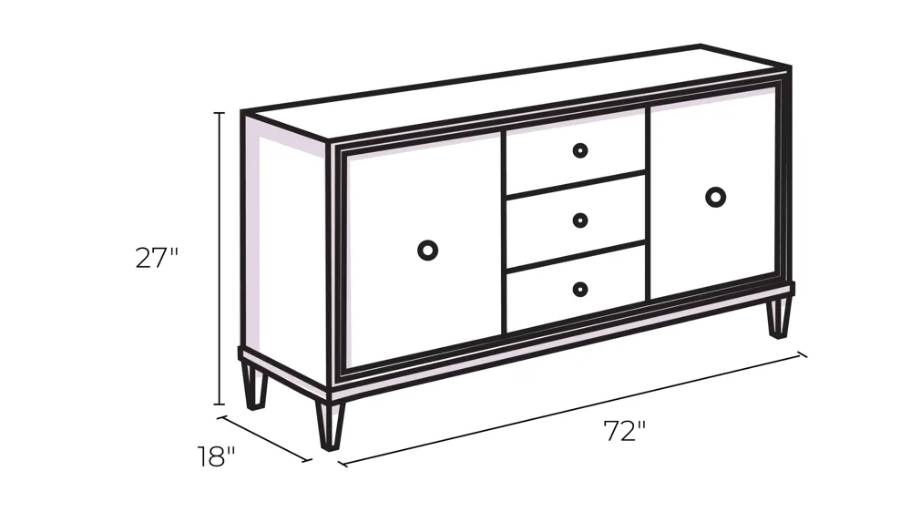 Currant Sideboard Dimensions