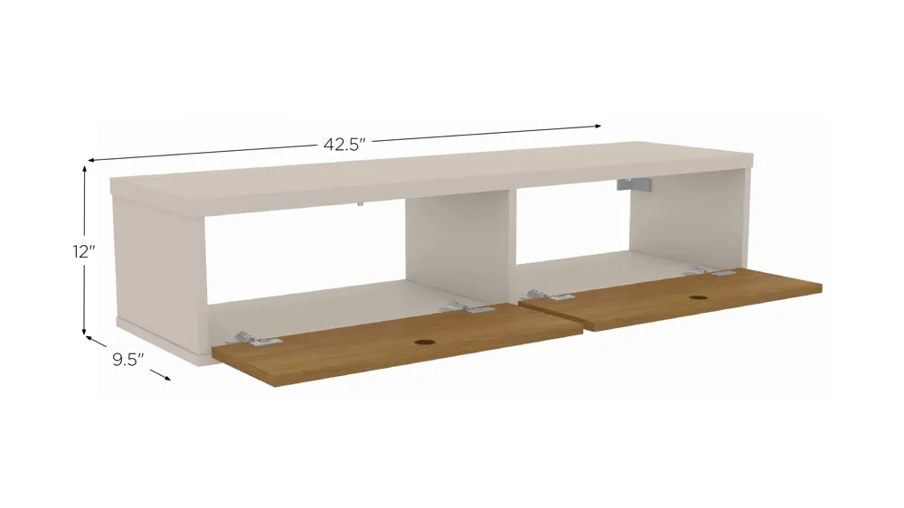 Liberty 42" Floating Entertainment Center Dimensions