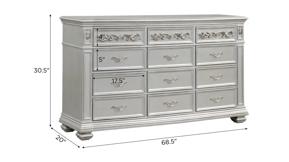 Valentina Dresser Dimensions