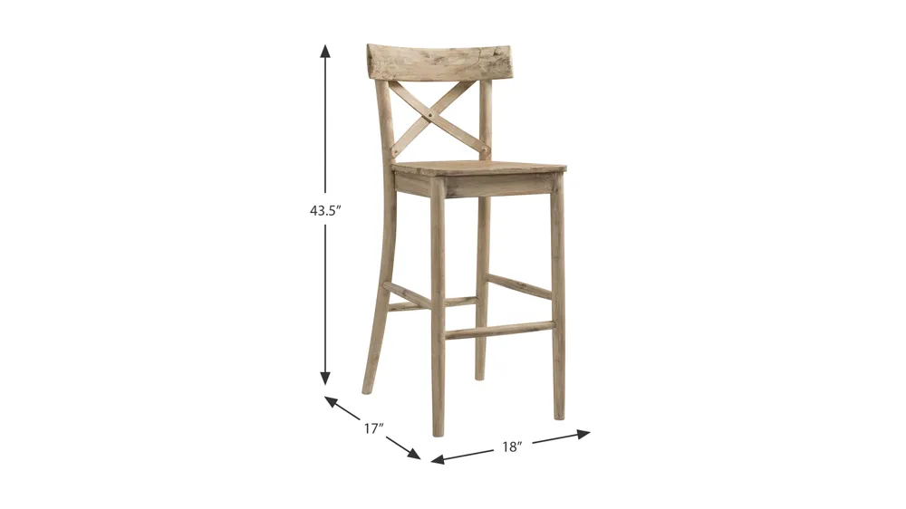 Keaton Bar Stool Dimensions