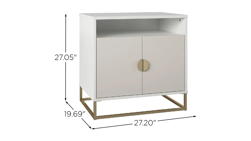 Novogratz X Paris Hilton Accent Cabinet Dimensions