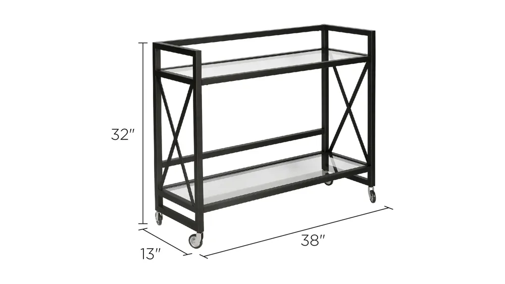 Holly Bar Cart Dimensions