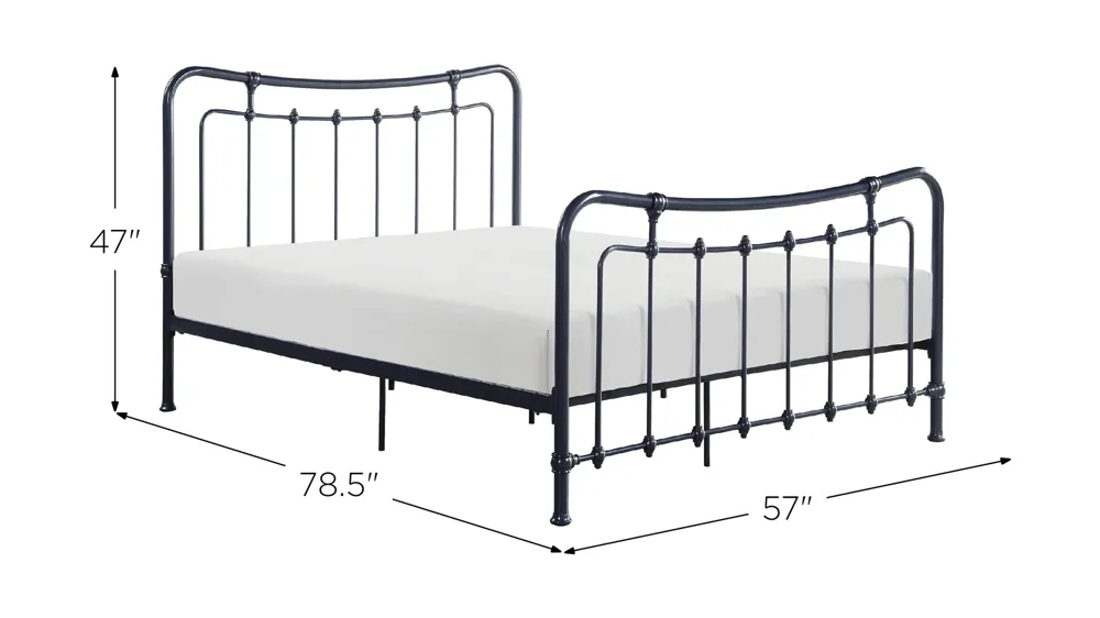 Zephyr Metal Platform Bed Dimensions