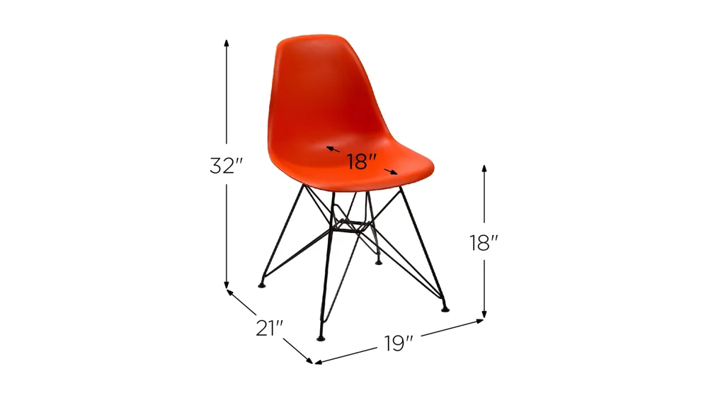 Crossroads Rostock Dining Chair Dimensions